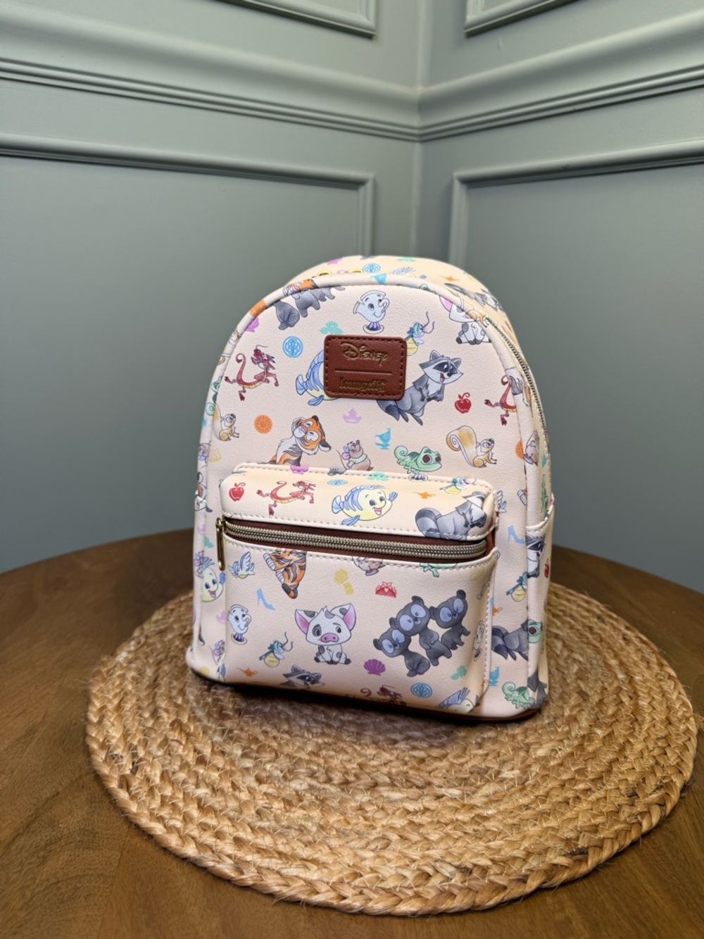 Loungefly Disney Princess Sidekicks Character Mini Backpack NWT